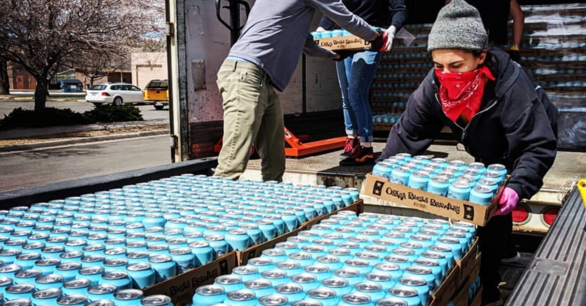 Canned water for the Navajo Nation. Innovative solutions COVID-19