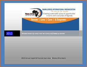 2012 Anual Report and financial position Mamaafric (PDF)