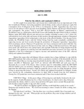 WorldFish current update (PDF)