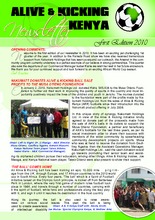 May 2010 News letter (PDF)