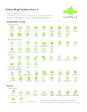 Green Map Icons, Version 3 (PDF)