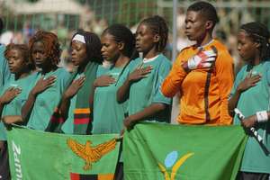 100 women from 8 nations at the Homeless World Cup
