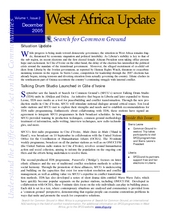 Search For Common Ground, West Africa Update, December 2005 (PDF)