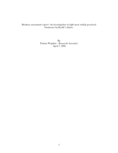 Business Assessment of Successful Kashf Clients (PDF)