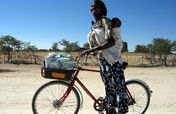 Sustainable bike shop in Okalongo, Namibia
