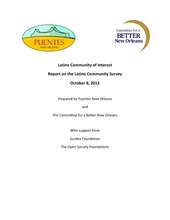 Latino Community Survey Report (PDF)
