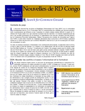 Volume 2, Number 1 April 2006 French (PDF)