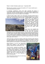 Riders for Health Zimbabwe September Report (PDF)