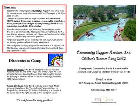 Summer Camp Brochure 2012 (PDF)
