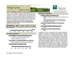 Summer 2010 Update: San Diego de Tenango (PDF)