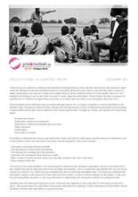 Girls & Football SA Report December 2012 (PDF)