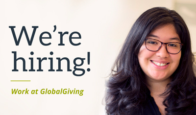 Smiling GlobalGiving employee