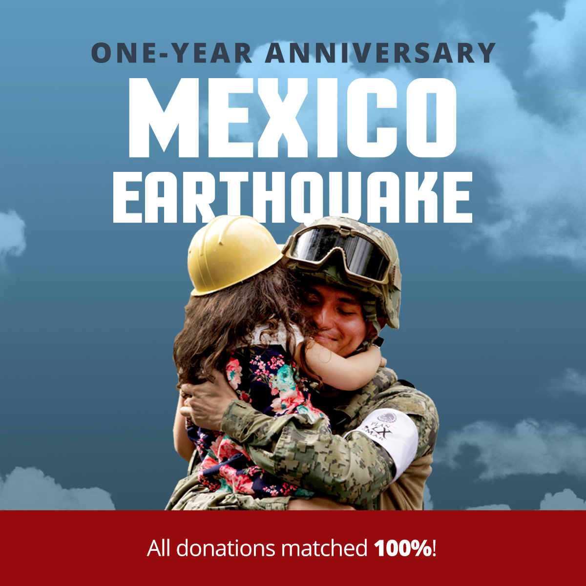 Mexico Earthquake Anniversary banner