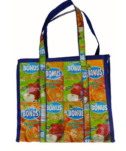 Builds life saving rescue boats in the Philippines and get a zip closure shopping bag!