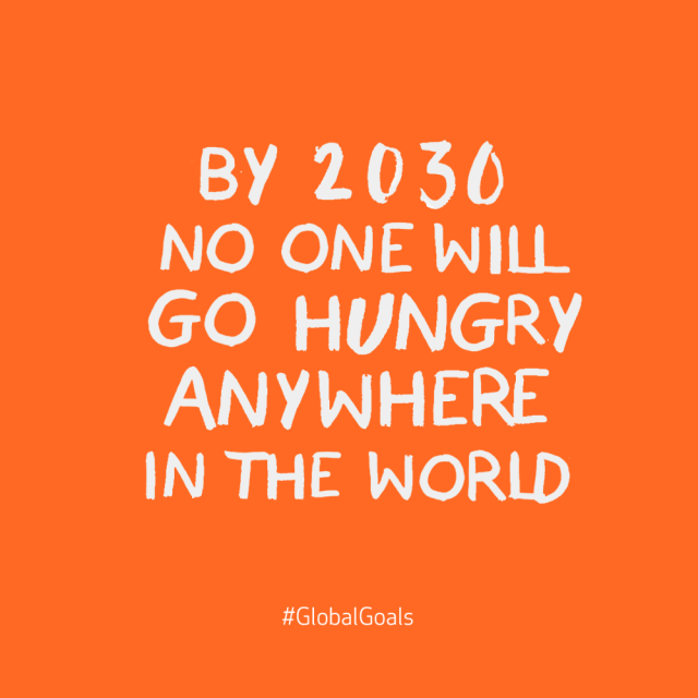 #GlobalGoals - No Hunger