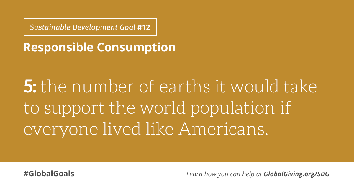 #GlobalGoals - Responsible Consumption