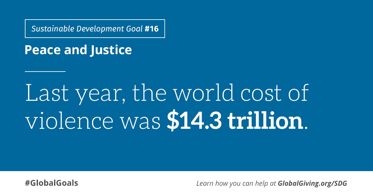 #GlobalGoals - Peace and Justice