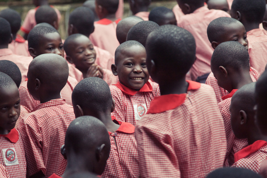 An Arlington Academy of Hope student smiles.