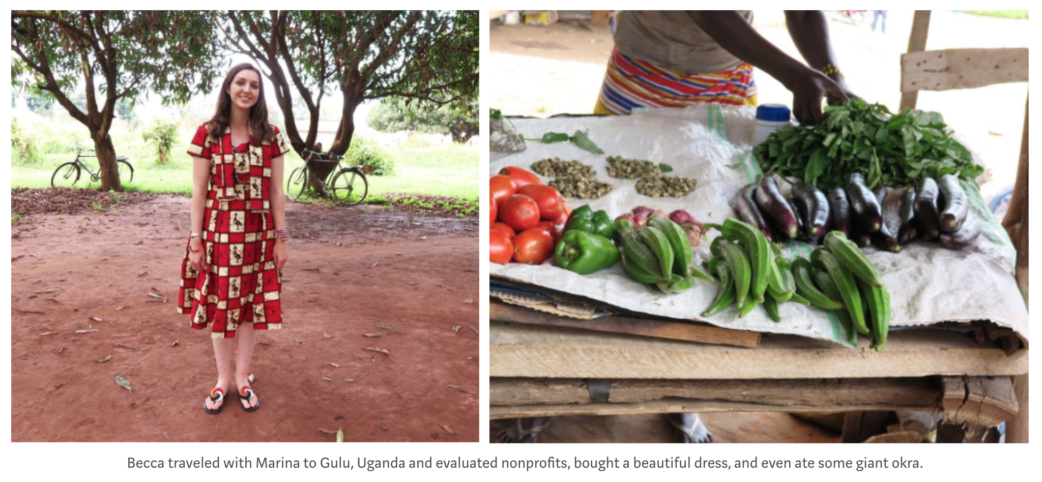 Becca traveled to Uganda with GlobalGiving.