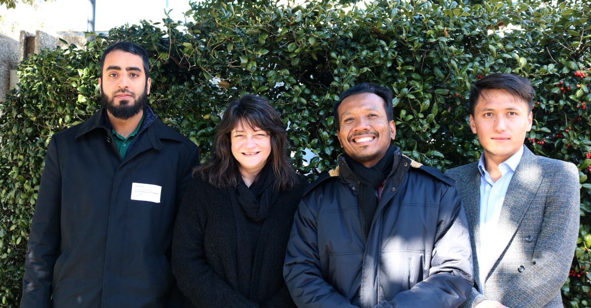 four of the disaster feedback fellows, sustainable disaster recovery