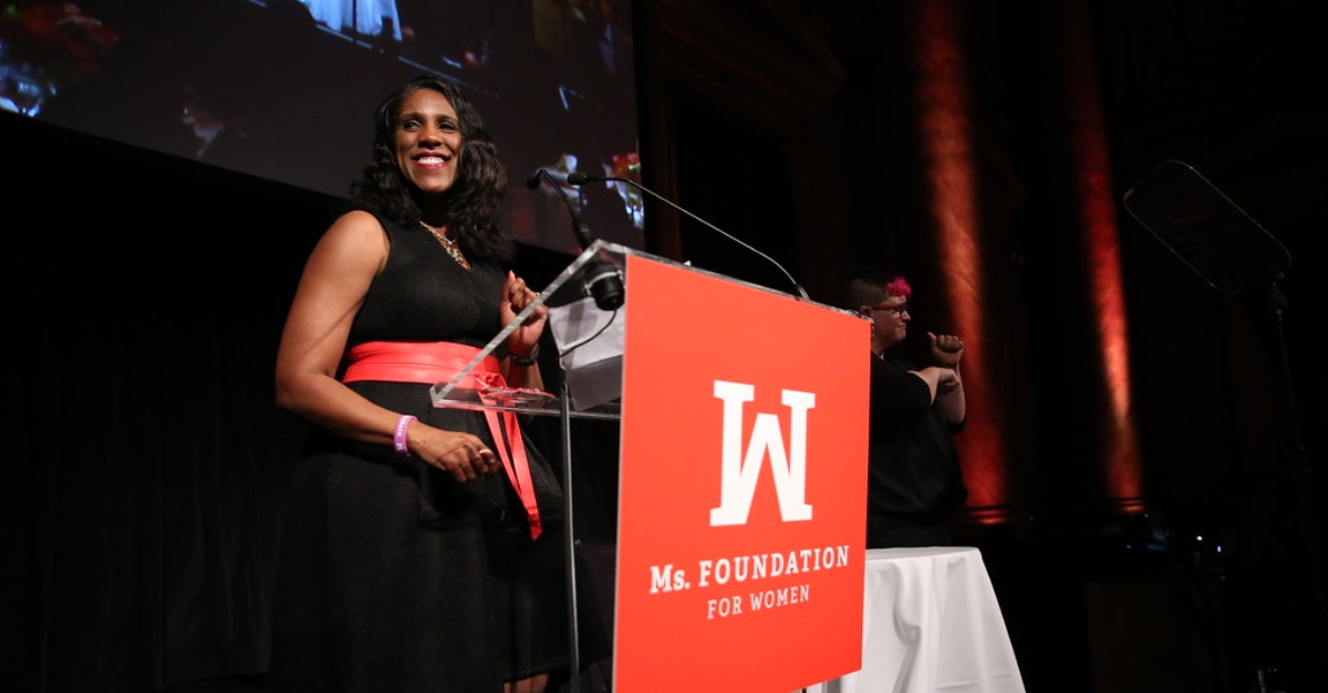 Teresa C. Younger at a Ms. Foundation For Women event | Support Black women