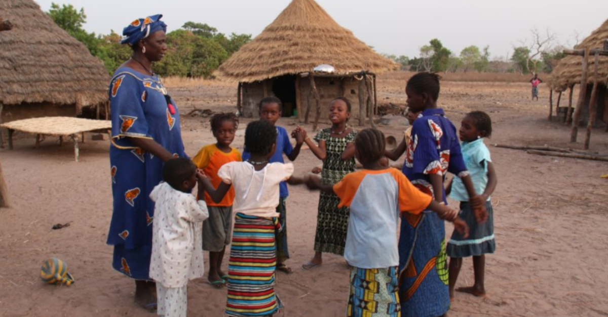 Grandmas, teachers, and children learning together. Innovative nonprofit solutions.