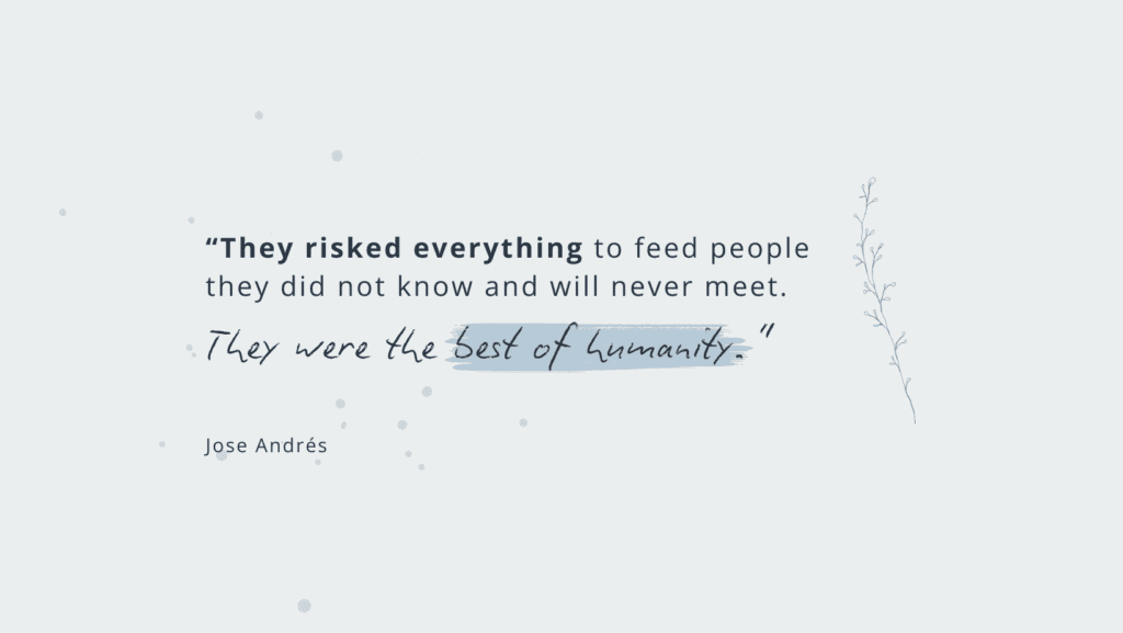 Chef José Andrés on helping in Gaza