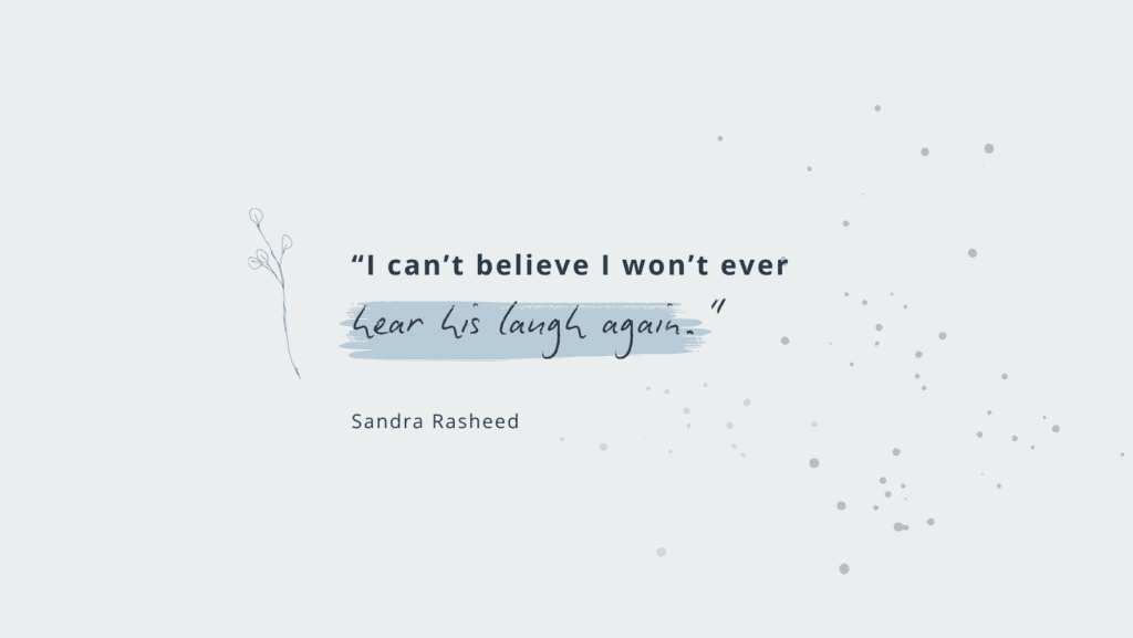Sandra's quote on World Humanitarian Day