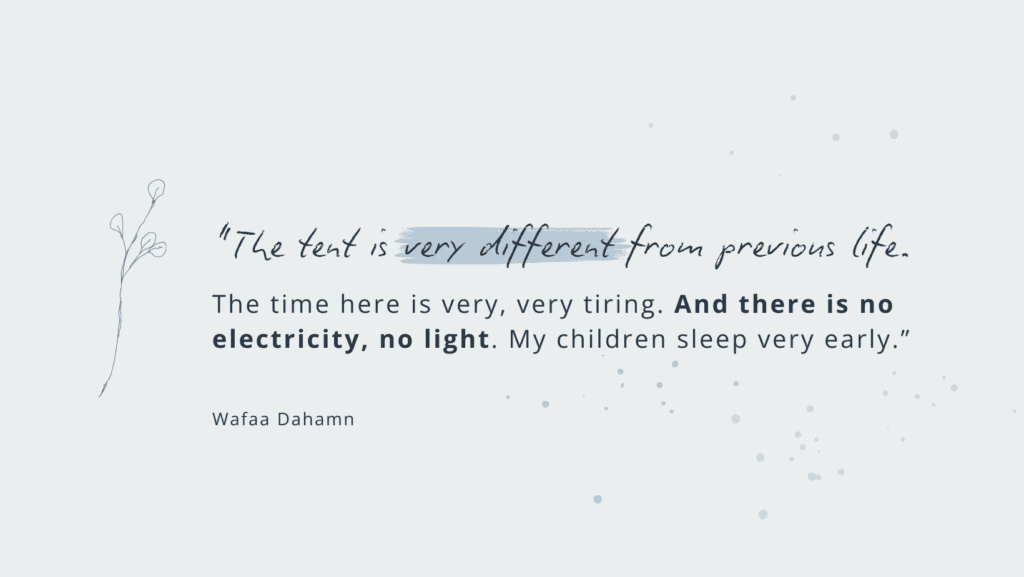 Wafaa, a Palestinian mother on how her embroidery helps her and her children in Gaza. 