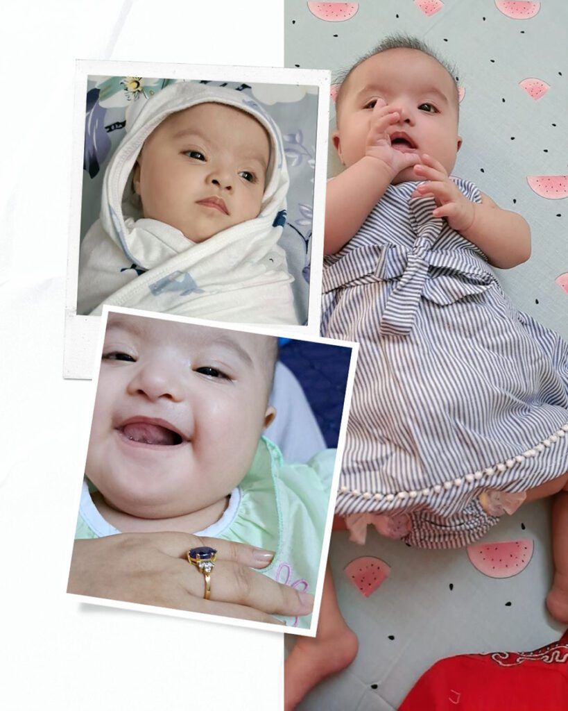 Photos of baby Zainab, the daughter Dr. Sarah Ahmed lost to a heart condition