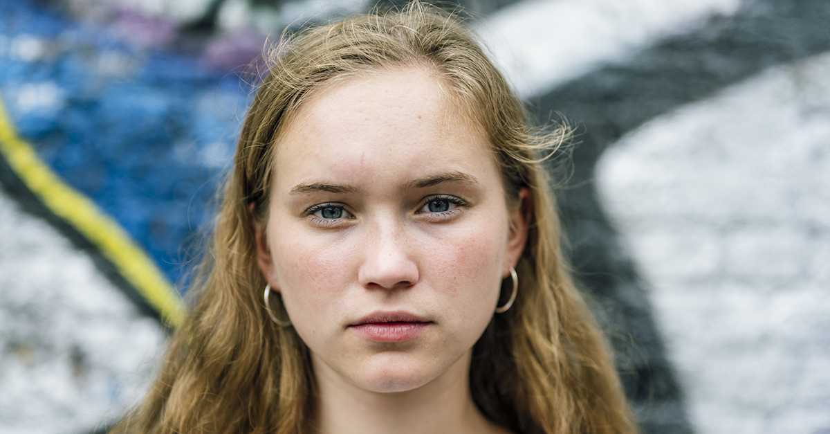 A photo of a young woman by Getty Images. Reproductive health is an issue in the 2024 US election.