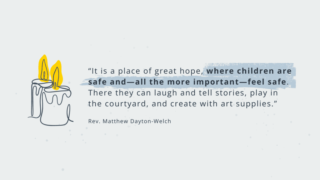A reverend talks about his work to help traumatized children in Israel