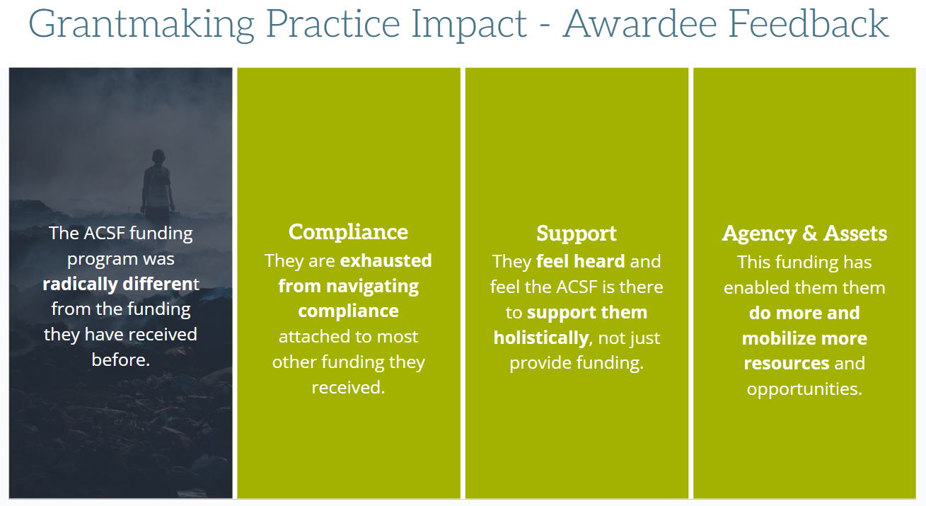 Awardee Feedback from AAT Program
