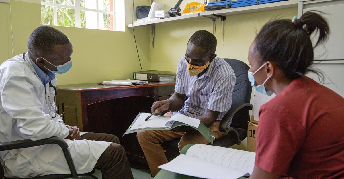 Medical HIV care providers at a drop-in center temporarily closed after the USAID funding cut