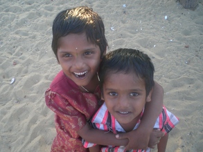 Photo - children of the women who have been trained by CWDR