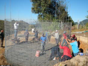 Finishing cistern at Francisco Serrato Community