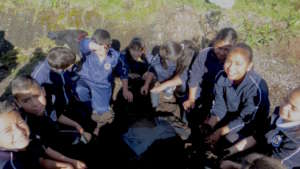 Bagging Seedlings for Nursery in Macheros School