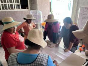 Women at workshop on the impact of climate change