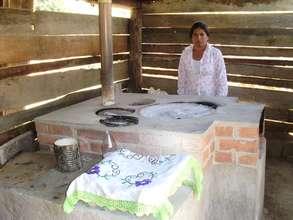 Ma.Crisanta with Stove