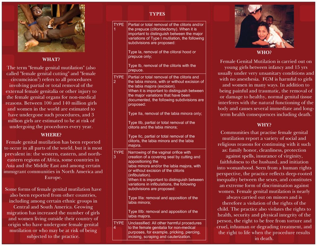 Free Female Genital Mutilation repair surgery