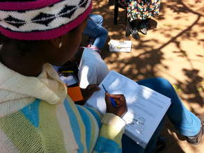 Working through the activity book