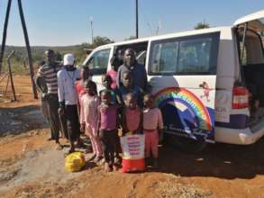 Today a family of 15 received 2 parcels. THANK YOU