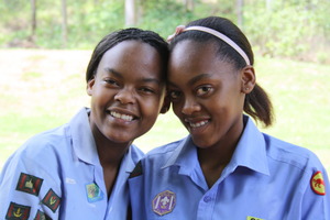 Khanyisa and sister Nkulu a Social Worker with KTD