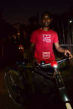 Villager uses NURUlight as a bike light, Odisha