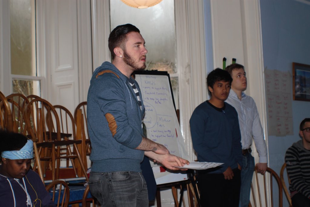 Participant workshop in action