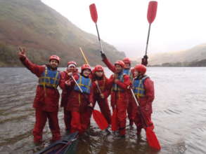 Team bonding on a previous international programme