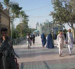 Women at the Blue Mosque