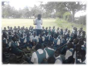 Life skills class for girls in Got Oyenga