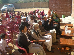 Parents and Students at Guff School Opening