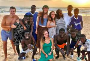 On the beach - a lighter side of volunteering